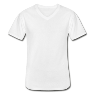 Klassisches Männer-T-Shirt mit V-Ausschnitt