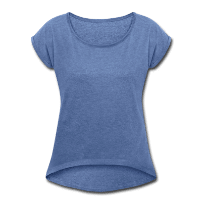 Geschenke für Frauen T-Shirt mit gerollten Ärmeln